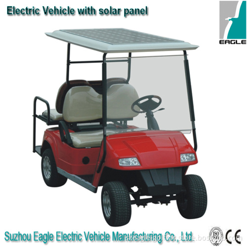 Solar Golf Car with 185W Solar Panel